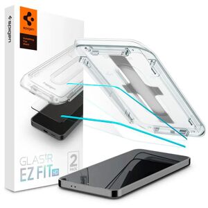 Samsung Galaxy S24 Spigen EZ Fit Glas.tR Skærmbeskyttelse - 2 Pack - Case Friendly - Gennemsigtig