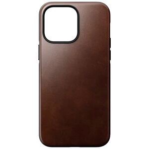 Nomad iPhone 14 Pro Max Modern Horween Leather Cover - MagSafe Kompatibel - Brun