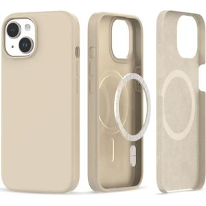 iPhone 15 Tech-Protect Silikone Cover - MagSafe Kompatibel - Sand Beige