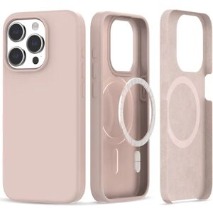 iPhone 15 Pro Tech-Protect Silikone Cover - MagSafe Kompatibel - Candy Pink