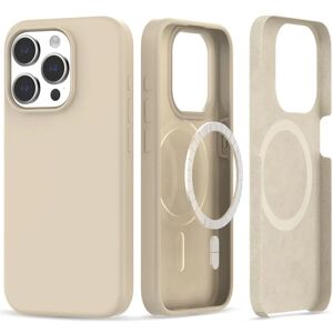 iPhone 15 Pro Tech-Protect Silikone Cover - MagSafe Kompatibel - Sand Beige