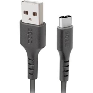 SBS USB-C Kabel - 2 Meter - 480 Mbit/s - Sort