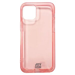iPhone 12 Mini Joy Case Fleksibelt Plastik Cover - Gennemsigtig / Pink