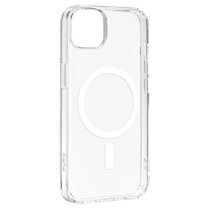 iPhone 15 Plus Puro Lite Mag Cover - MagSafe Kompatibel - Gennemsigtig / Hvid
