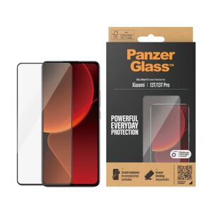 Xiaomi 13T / 13T Pro PanzerGlass Ultra Wide Fit Skærmbeskyttelse - Platinum Strength - Sort Kant