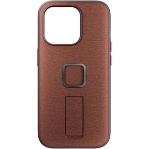 iPhone 15 Pro Peak Design Stof Cover V2 m. SlimLink Beslag & Finger Loop - MagSafe Kompatibel - Redwood