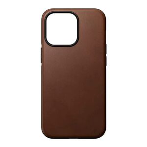 Nomad iPhone 13 Pro Modern Horween Leather Cover - MagSafe Kompatibel - Brun