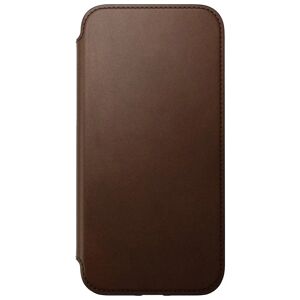 Nomad iPhone 14 Pro Max Modern Leather Folio Cover - MagSafe Kompatibel - Brun