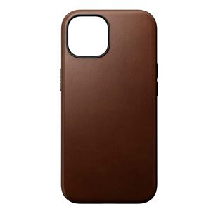Nomad iPhone 15 Modern Leather Cover - MagSafe Kompatibel - Brun
