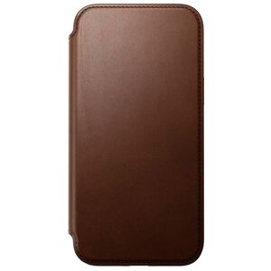 Nomad iPhone 15 Pro Max Modern Leather Folio Cover - MagSafe Kompatibel - Brun