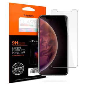 iPhone 11 Pro / X / Xs Spigen Glas.tr Slim HD Hærdet Glas Skærmbeskyttelse - Case Friendly - Gennemsigtig