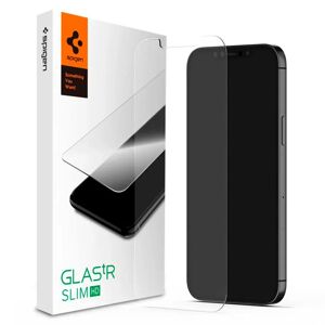 iPhone 12 / 12 Pro Spigen Glas.tr Slim HD Hærdet Glas Skærmbeskyttelse - Case Friendly - Gennemsigtig