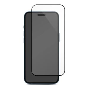 iPhone 14 Pro Essentials Hærdet Glas Skærmbeskyttelse - Case Friendly - Sort