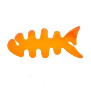Hurtel Mini Kabelopruller i Plastik - Fisk - Orange