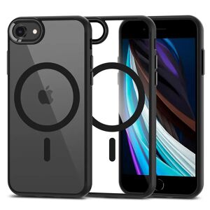 iPhone 7 / 8 / SE Tech-Protect Magmat Cover - MagSafe Kompatibel - Gennemsigtig / Sort