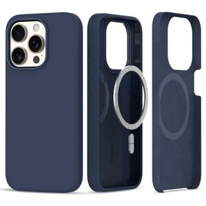 iPhone 15 Pro Max Tech-Protect Silikone Cover - MagSafe Kompatibel - Navy