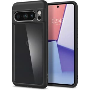 Google Pixel 8 Pro Spigen Ultra Hybrid Cover - Gennemsigtig / Sort