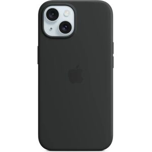 Original Apple iPhone 15 Silikone MagSafe Cover Black (MT0J3ZM/A)