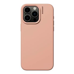 Nudient Base Silicone iPhone 15 Pro Cover - Peach Orange