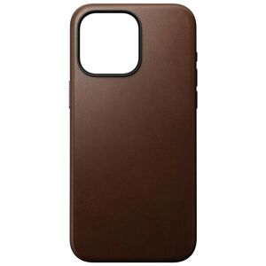 Nomad iPhone 15 Pro Max Modern Leather Cover - MagSafe Kompatibel - Brun