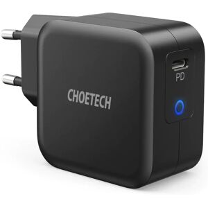 Choetech 61W GaN Vægoplader m. PD USB-C - Sort