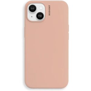 Nudient Base Silicone iPhone 14 Cover - Peach Orange