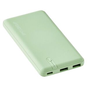 GreyLime 12W Ocean 10.000 mAh - PowerBank 2x USB-A - Grøn