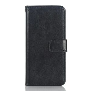 MOBILCOVERS.DK iPhone SE / 5 / 5s Wallet Læder Etui m. Pung Sort