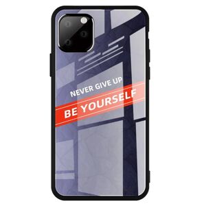 MOBILCOVERS.DK iPhone 11 Pro Cover m. Glasbagside - Be Yourself - Lilla