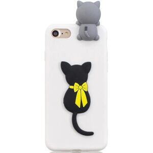 MOBILCOVERS.DK iPhone SE (2022 / 2020) / 8 / 7 Fleksibel Plastik Cover m. Figur - Kat