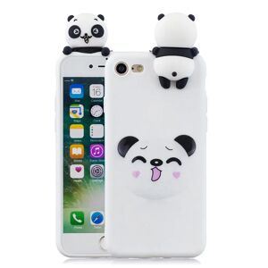 MOBILCOVERS.DK iPhone SE (2022 / 2020) / 8 / 7 Fleksibelt Plastik Cover - 3D Panda