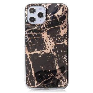MOBILCOVERS.DK iPhone 12 / 12 Pro Bagside Cover - Sort Marmor