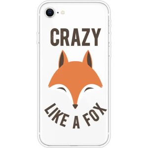 MOBILCOVERS.DK iPhone SE (2022 / 2020) / 8 / 7 Fleksibel Gennemsigtigt Plastik Cover m. Motiv - Like a Fox