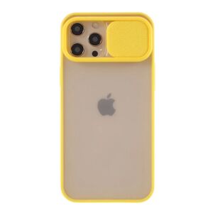 MOBILCOVERS.DK iPhone 12 Pro Max Frosted Plastik Cover m. Camslider - Gul