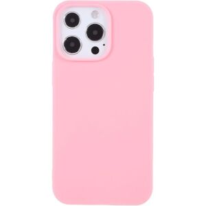 MOBILCOVERS.DK iPhone 13 Pro Max Fleksibel TPU Plast Bagside Cover - Lyserød