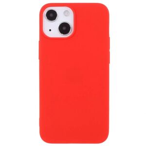 MOBILCOVERS.DK iPhone 13 Mini Fleksibel TPU Plast Bagside Cover - Rød