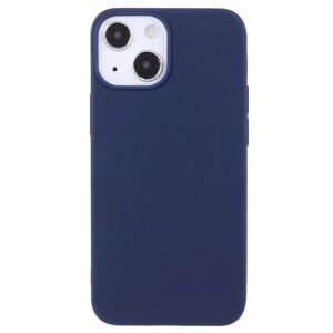 MOBILCOVERS.DK iPhone 13 Mini Fleksibel TPU Plast Bagside Cover - Mørkeblå