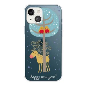 MOBILCOVERS.DK iPhone 13 Plastik Jule Cover - Happy New Year - Gennemsigtig
