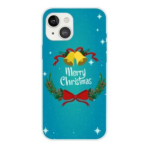 MOBILCOVERS.DK iPhone 13 Fleksibelt Plast Julecover - Merry Christmas - Juleklokker
