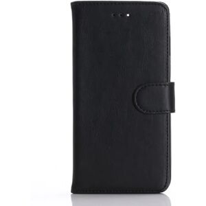 MOBILCOVERS.DK iPhone 8 Plus / 7 Plus Wallet Læder Etui m. Pung Sort