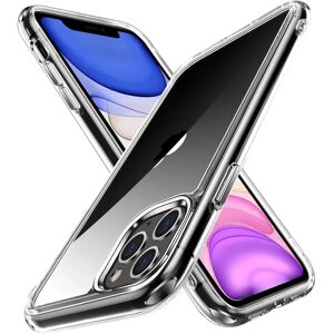 MOBILCOVERS.DK iPhone 11 Pro Max Crystal Clear Hybrid Plastik Cover - Gennemsigtig