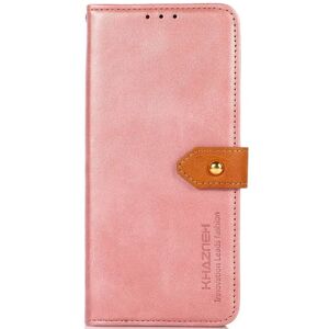 iPhone 14 Plus Khazneh Læder Cover m. Pung - Rose Gold