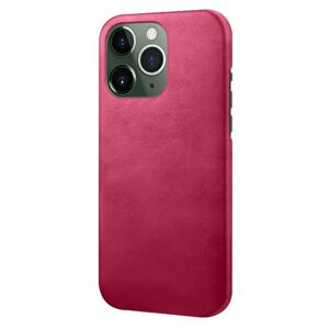 MOBILCOVERS.DK iPhone 14 Pro Læderbetrukket Plastik Cover - Pink
