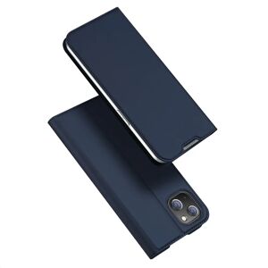 iPhone 14 Plus DUX DUCIS Skin Pro Series Læder Cover m. Pung - Mørkeblå