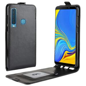 MOBILCOVERS.DK Samsung Galaxy A9 (2018) Læder Flip Cover m. Kortholder Sort