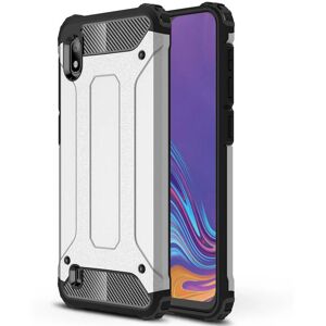 MOBILCOVERS.DK Samsung Galaxy A10 Heavy Duty Håndværker Cover - Sølv