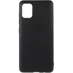 MOBILCOVERS.DK Samung Galaxy A51 Carbon Fiber TPU Cover - Sort