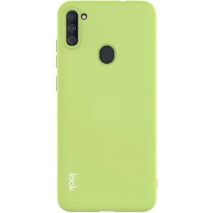 Samsung Galaxy M11 - IMAK Mat Fleksibelt Cover - Grøn