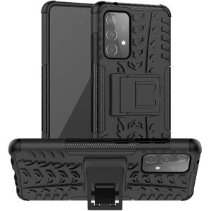 MOBILCOVERS.DK Samsung Galaxy A52s (5G) / A52 (4G / 5G) Cool Tyre Håndværker Cover m. Stander - Sort