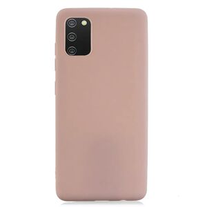 MOBILCOVERS.DK Samsung Galaxy A02s Fleksibelt Mat Plastik Cover - Blush Pink